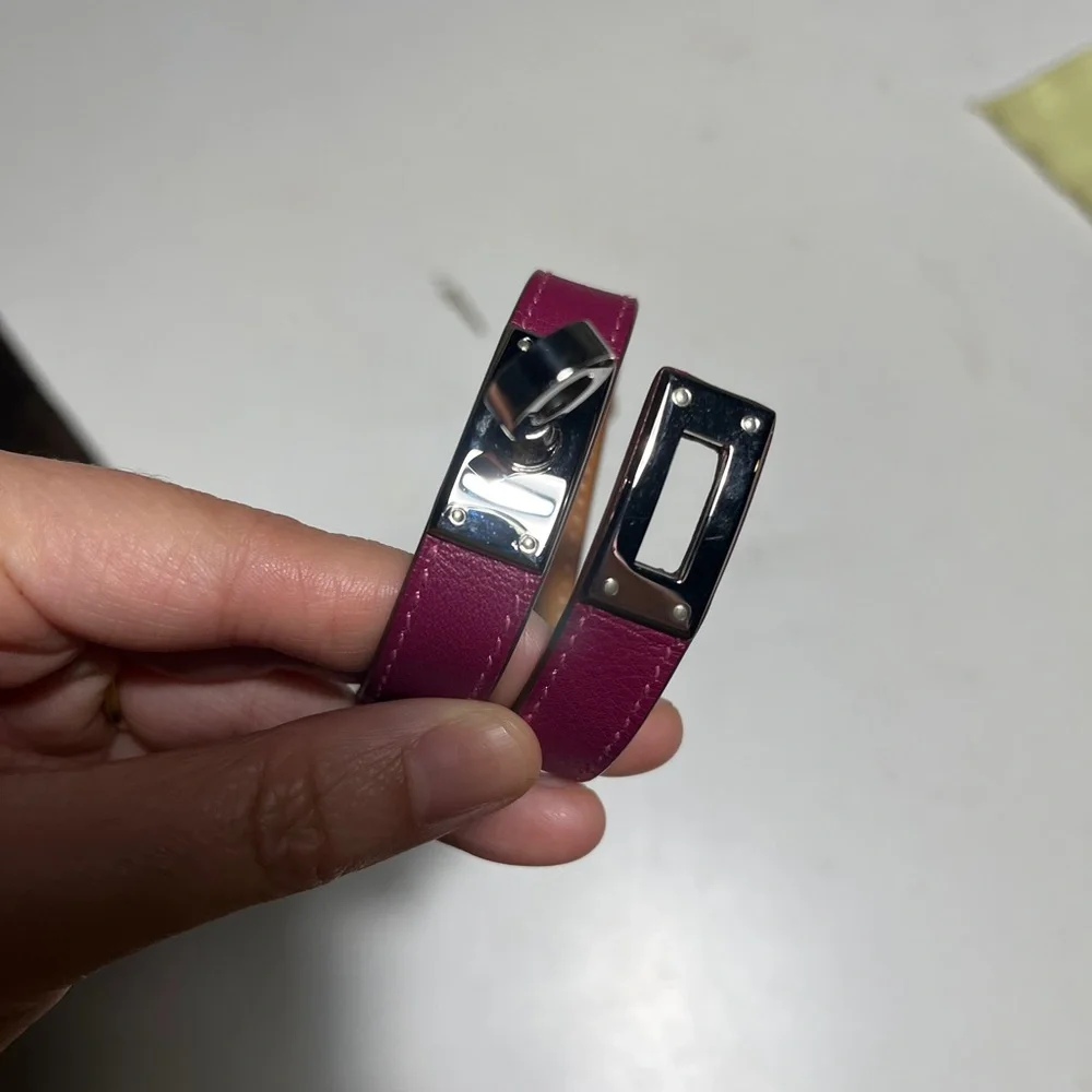 Hermes Kelly double bracelet